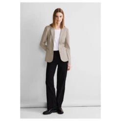 Street One Damen Blazer Basic Sand Melange -Modezauber Günstiges Geschäft street one basic blazer beige 15379 model