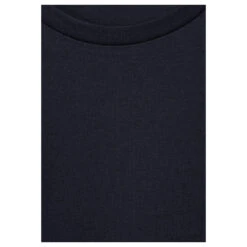Street One Basic Interlock T-Shirt Deep Blue 9 Street One Basic Interlock T-Shirt Deep Blue -Modezauber Günstiges Geschäft street one basic interlock shirt blau 11238 detail