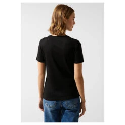 Street One Basic Interlock T-Shirt Black -Modezauber Günstiges Geschäft street one basic interlock t shirt schwarz 10001 hinten
