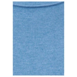 Street One Damen Pullover Basic U-Boat Sweater Light Blue Melange -Modezauber Günstiges Geschäft street one basic u boat sweater pullover blue 15515 detail