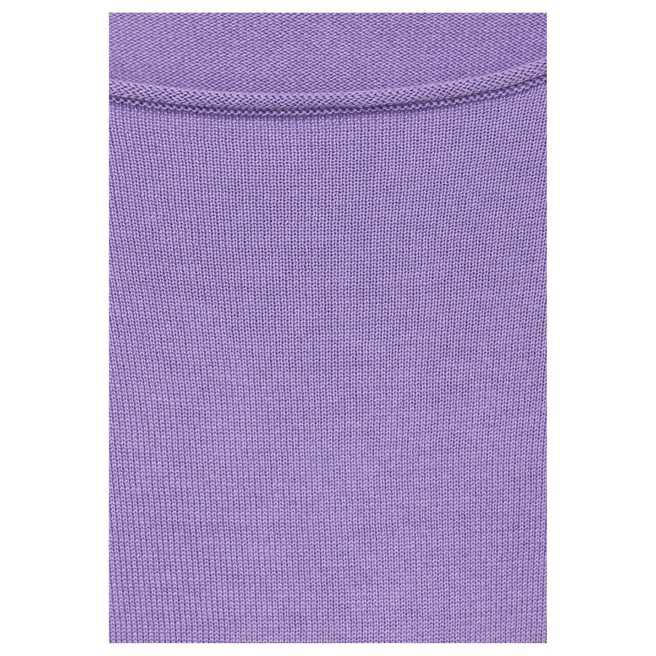 Street One Damen Pullover Basic U-Boat Sweater Shiny Lilac Melange 5 Street One Damen Pullover Basic U-Boat Sweater Shiny Lilac Melange – Bild 5