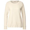 Street One Damen Sweatshirt Big Cord Structure Smooth Sand Beige