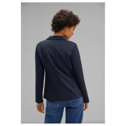 Street One Hanni Blazer Deep Blue -Modezauber Günstiges Geschäft street one blazer blau 11238 model hinten
