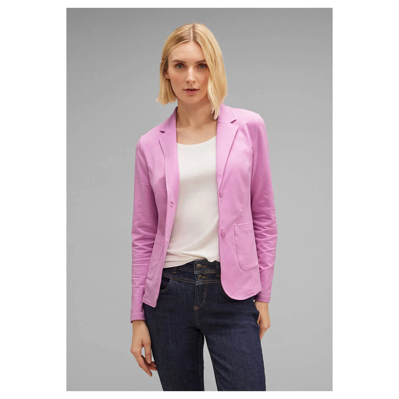 Street One Damen Blazer Basic Bright Rose 2 Street One Damen Blazer Basic Bright Rose – Bild 2