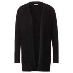 Street One Basic Cardigan Strickjacke Black
