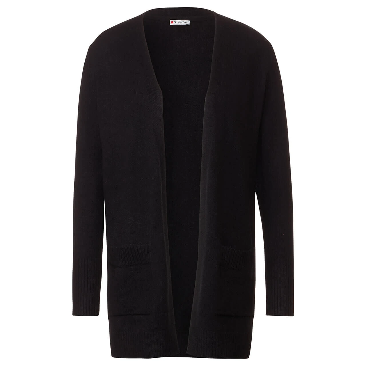 Street One Basic Cardigan Strickjacke Black 1 Street One Basic Cardigan Strickjacke Black