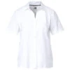 Street One Damen Cotton Kurzarm Bluse White