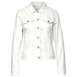 Bestseller 21 Street One Damen Jeansjacke White Soft Washed