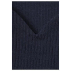 Street One Damen T-Shirt Ada Deep Blue -Modezauber Günstiges Geschäft street one heart shape style ada v shirt blau 11238 detail 28129