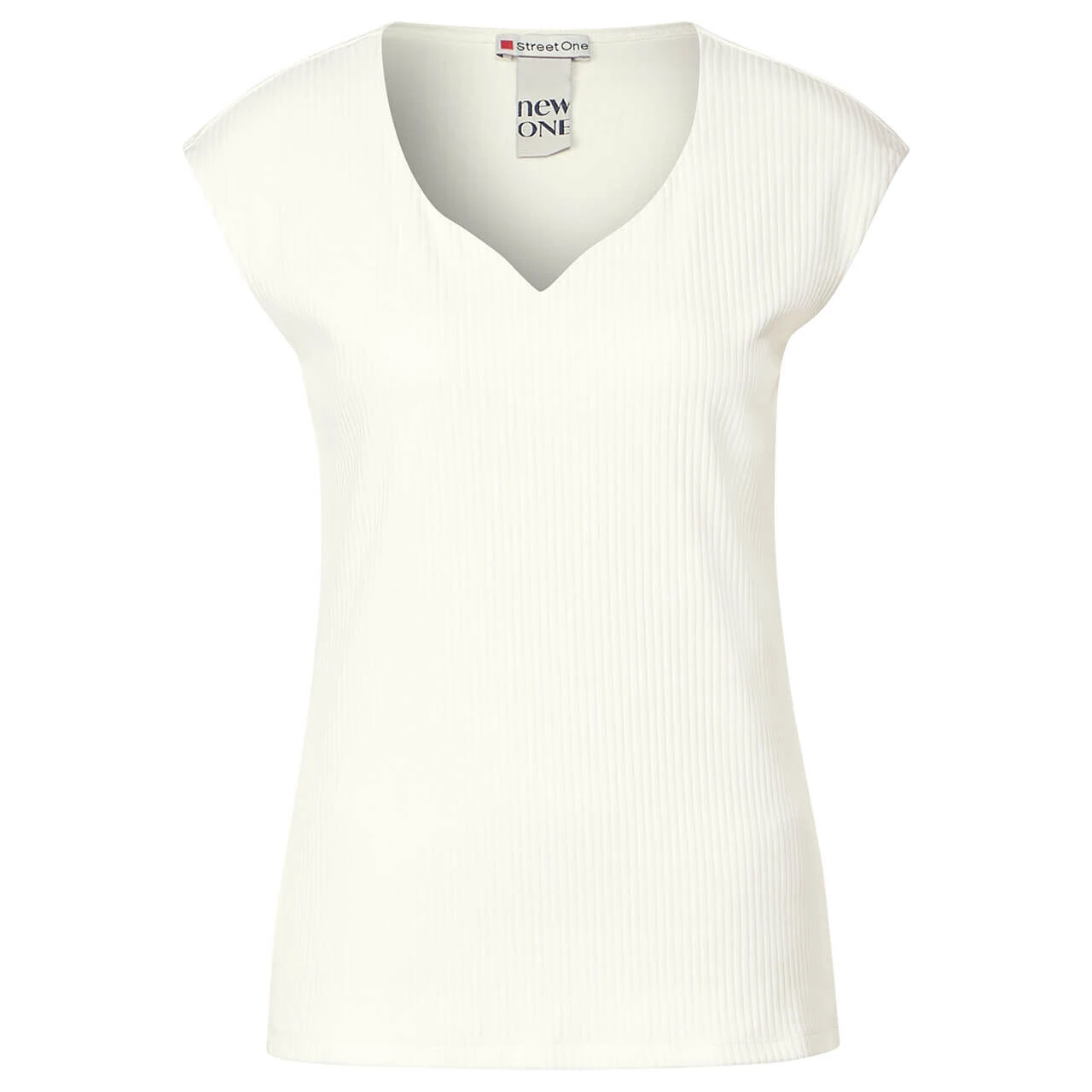 Street One Damen T-Shirt Ada Off White 1 Street One Damen T-Shirt Ada Off White