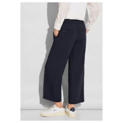 Street One Emee Wide Leg 7/8 Hose Deep Blue 11 Street One Emee Wide Leg 7/8 Hose Deep Blue -Modezauber Günstiges Geschäft street one jeans emee solid wide leg blau 11238 model hinten