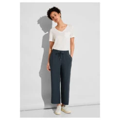 Street One Emee Wide Leg 7/8 Hose Cool Vintage Green 12 Street One Emee Wide Leg 7/8 Hose Cool Vintage Green -Modezauber Günstiges Geschäft street one jeans emee solid wide leg gruen 13825 model