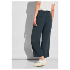 Street One Emee Wide Leg 7/8 Hose Cool Vintage Green 11 Street One Emee Wide Leg 7/8 Hose Cool Vintage Green -Modezauber Günstiges Geschäft street one jeans emee solid wide leg gruen 13825 model hinten