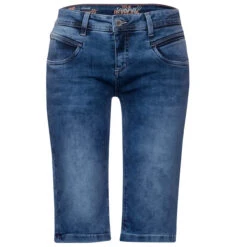 Street One Jane Jeans Bermuda Authentic Mid Indigo Wash