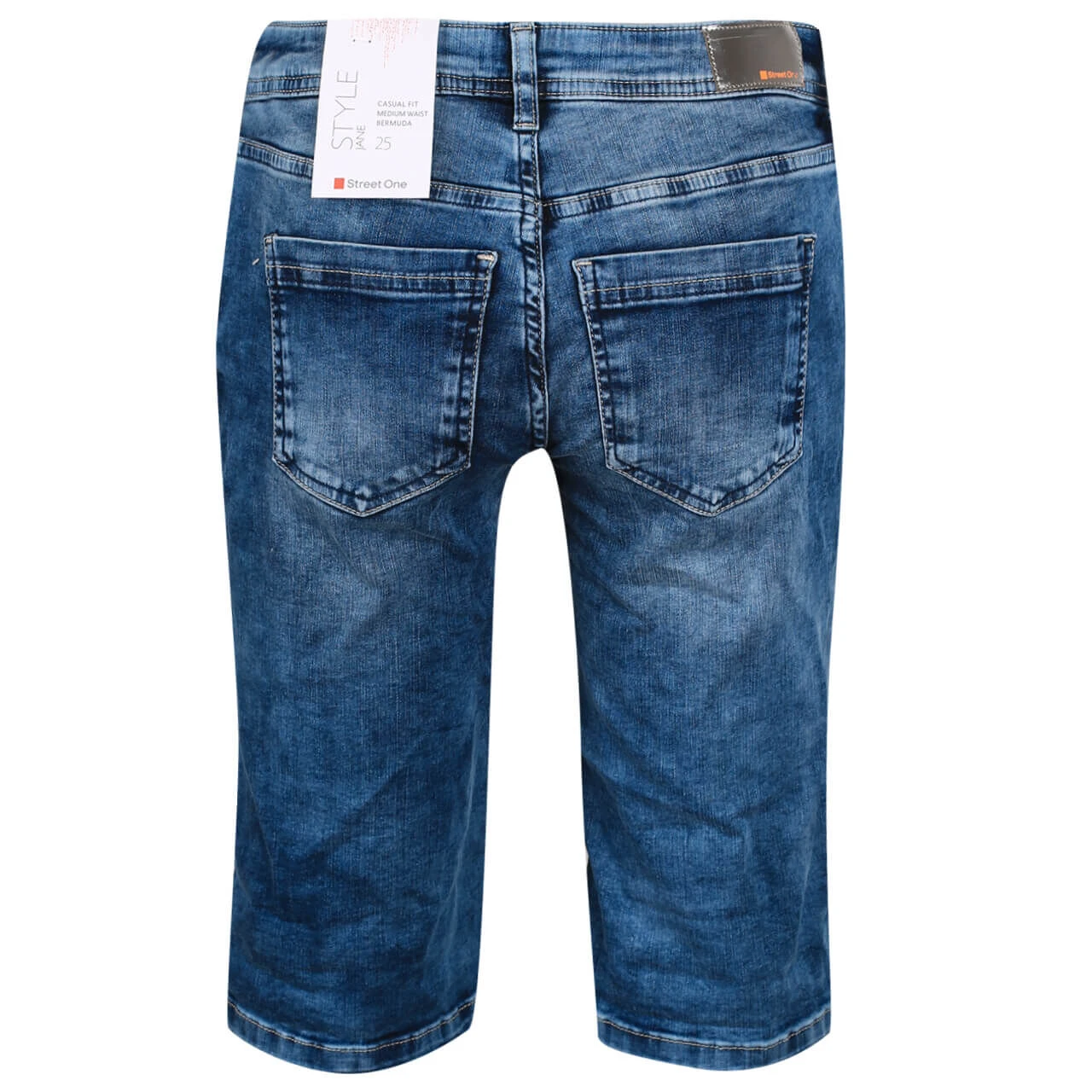 Street One Jane Jeans Bermuda Authentic Mid Indigo Wash 2 Street One Jane Jeans Bermuda Authentic Mid Indigo Wash – Bild 2