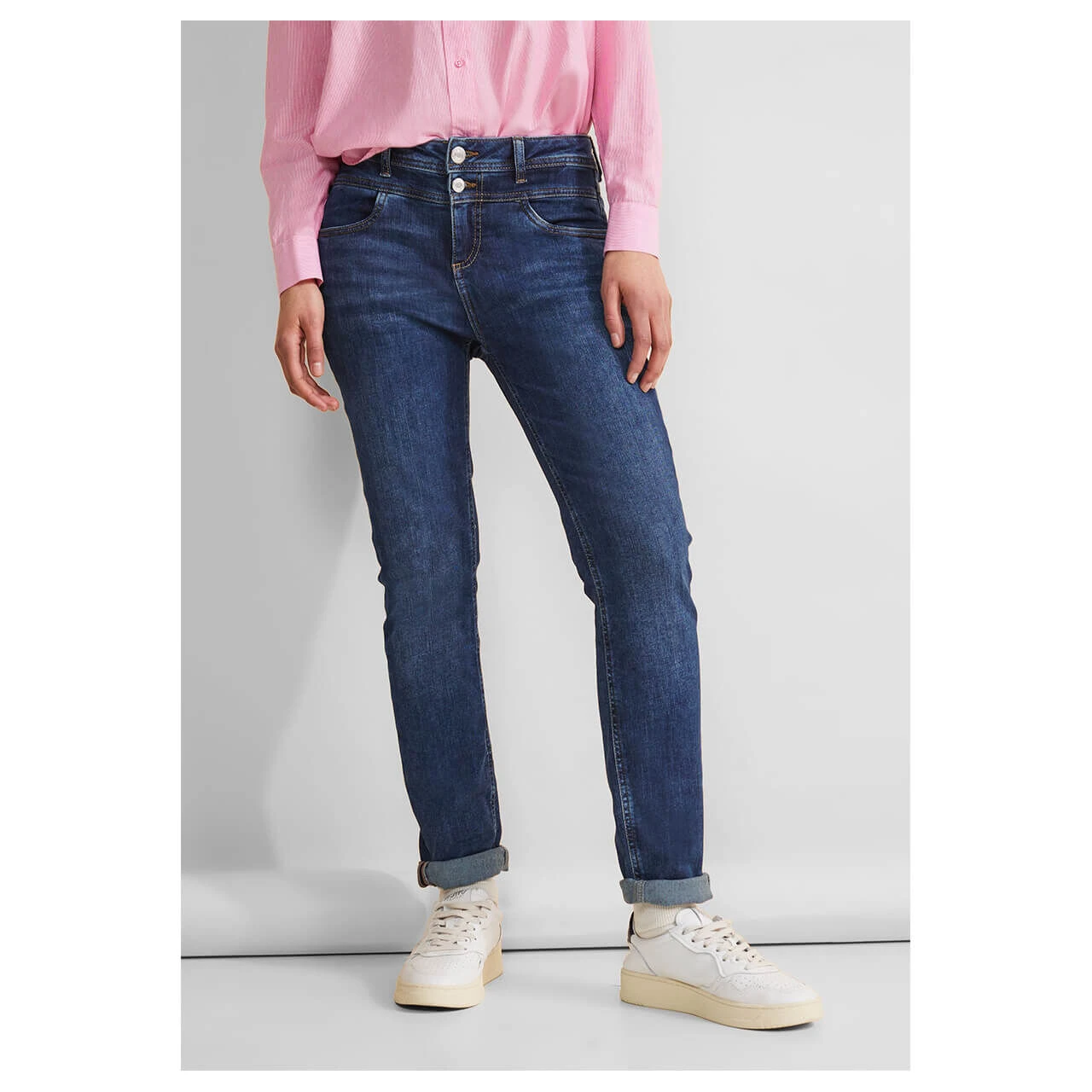 Street One Jane Jeans Mid Indigo Random Wash 3 Street One Jane Jeans Mid Indigo Random Wash – Bild 3
