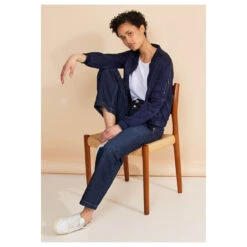 Street One Wide Jeans Dark Blue Soft Washed -Modezauber Günstiges Geschäft street one jeans wide leg casualfit blau 15823 model