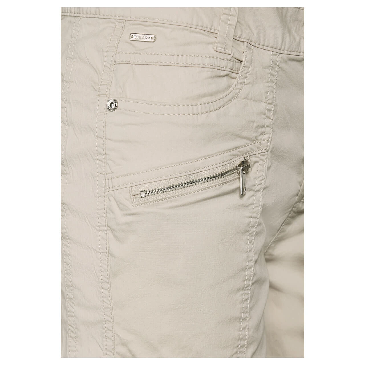 Street One Yulius Baumwoll Bermuda Clean Sand 6 Street One Yulius Baumwoll Bermuda Clean Sand – Bild 6