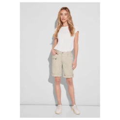 Street One Yulius Baumwoll Bermuda Clean Sand 12 Street One Yulius Baumwoll Bermuda Clean Sand -Modezauber Günstiges Geschäft street one jeans yulius bermuda beige 15526 model