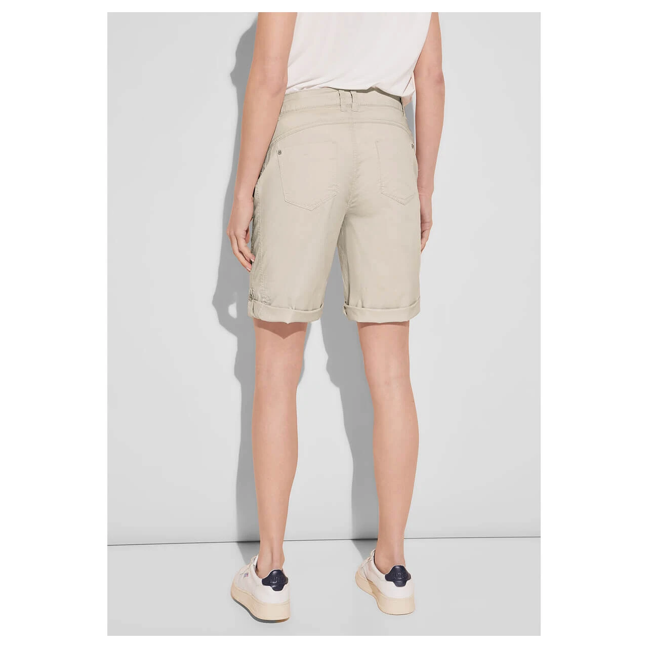 Street One Yulius Baumwoll Bermuda Clean Sand 4 Street One Yulius Baumwoll Bermuda Clean Sand – Bild 4