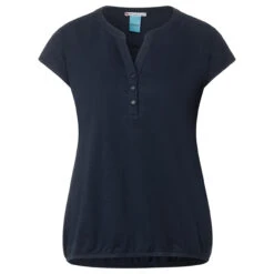 Street One Jersey T-Shirt Deep Blue