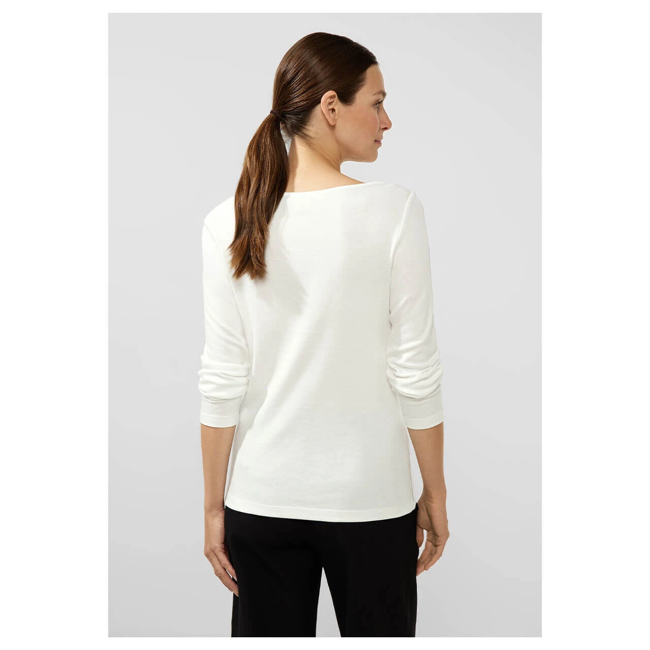 Street One Lanea Langarm Shirt Off White 3 Street One Lanea Langarm Shirt Off White – Bild 3