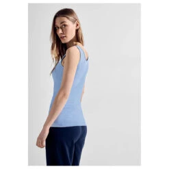 Cecil Damen Top Linda Soft Light Blue -Modezauber Günstiges Geschäft street one linda top soft light blue 15877 model hinten