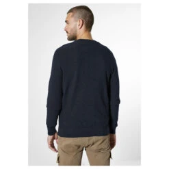 Street One Men Fine Structured Pullover Night Blue 7 Street One Men Fine Structured Pullover Night Blue -Modezauber Günstiges Geschäft street one men fine structured pullover blau 14331 ansicht hinten