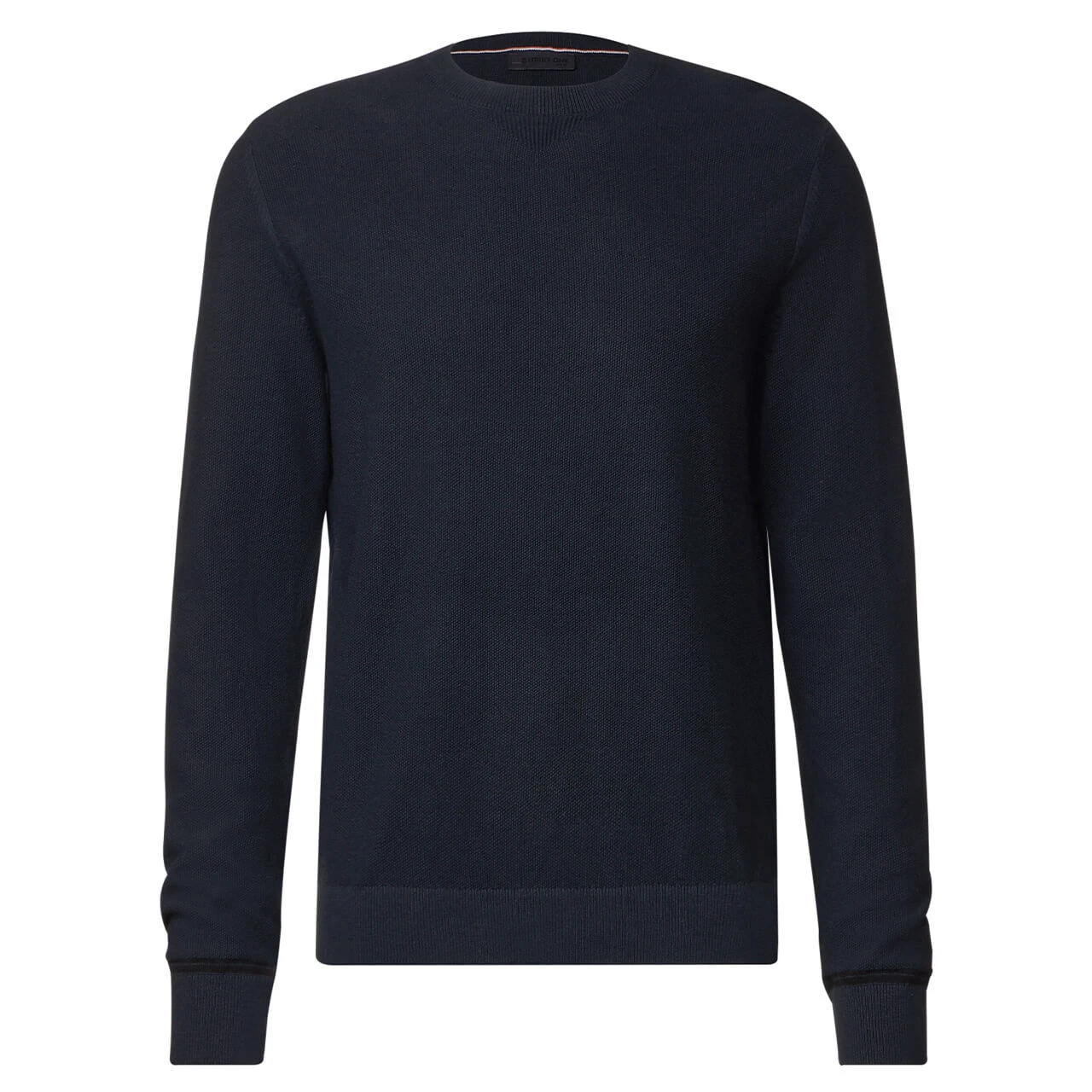 Street One Men Fine Structured Pullover Night Blue 1 Street One Men Fine Structured Pullover Night Blue