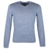 Street One Men Modern Basic Knit Pullover Smoky Blue