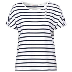 Street One Damen T-Shirt Crista Off White Stripes
