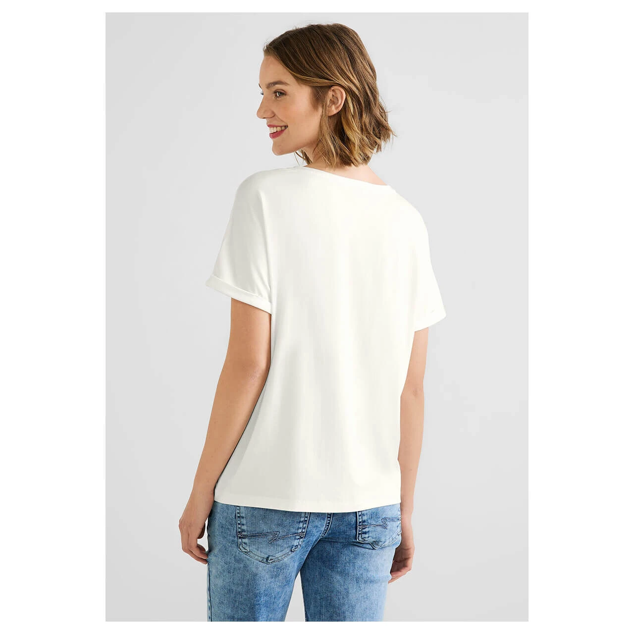 Street One Crista T-Shirt Off White 3 Street One Crista T-Shirt Off White – Bild 3