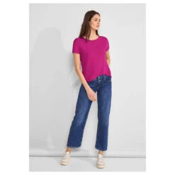 Street One Damen T-Shirt Crista Magnolia Pink 8 Street One Damen T-Shirt Crista Magnolia Pink -Modezauber Günstiges Geschäft street one new crista t shirt magnolia pink 15755 model