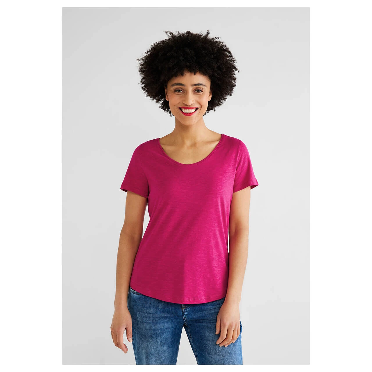 Street One Gerda T-Shirt Nu Pink 2 Street One Gerda T-Shirt Nu Pink – Bild 2