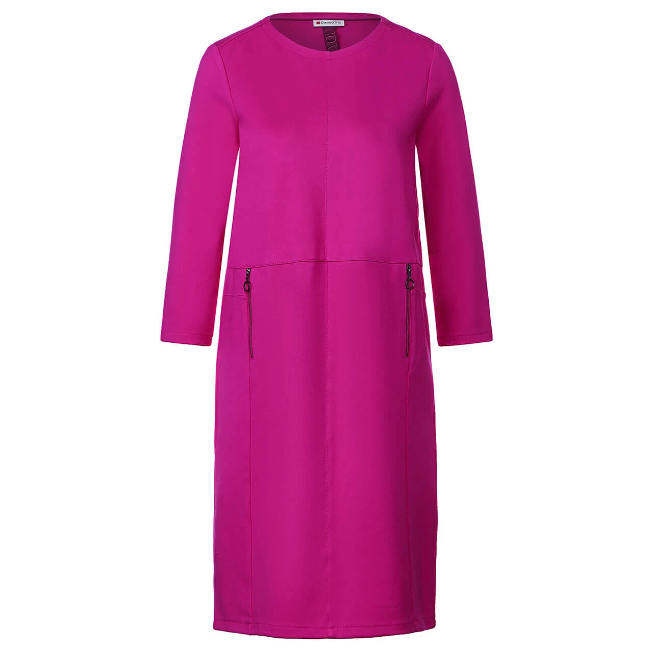 Street One Damen 3/4 Arm Kleid Bright Cozy Pink 1 Street One Damen 3/4 Arm Kleid Bright Cozy Pink