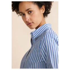 Street One Damen Langarm Bluse Striped Business Light Blue 10 Street One Damen Langarm Bluse Striped Business Light Blue -Modezauber Günstiges Geschäft street one striped business blouse hemdbluse blau 30000 model detail