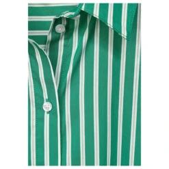 Street One Damen Langarm Bluse Striped Business Fresh Green -Modezauber Günstiges Geschäft street one striped business blouse hemdbluse gruen 35376 detail