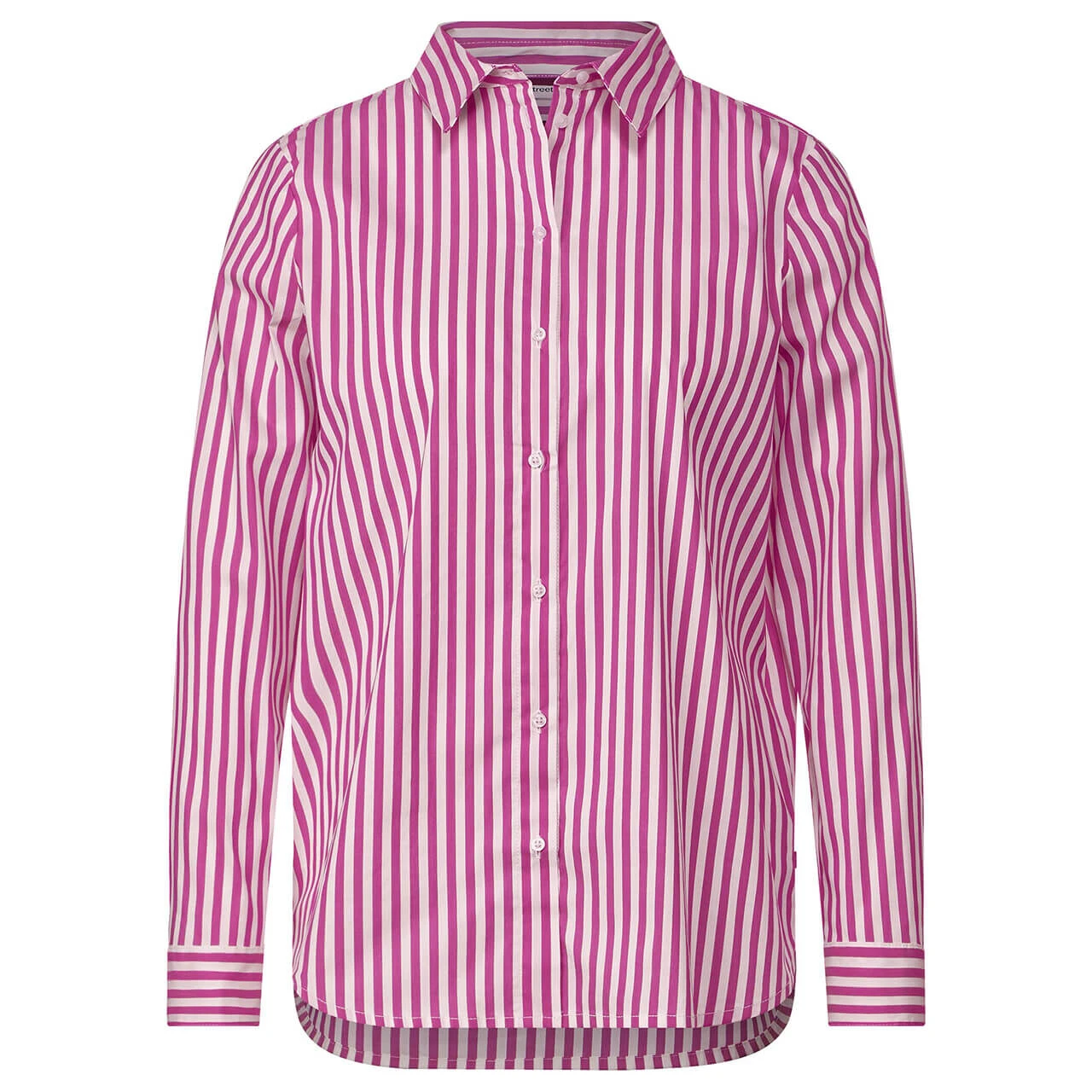 Street One Damen Langarm Bluse Striped Office Bright Cozy Pink 1 Street One Damen Langarm Bluse Striped Office Bright Cozy Pink