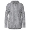 Street One Damen Langarm Bluse Striped Office Deep Blue