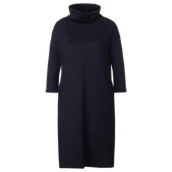 Street One Damen 3/4 Arm Kleid Deep Blue