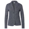 Street One Damen Blazer Basic Deep Blue Melange