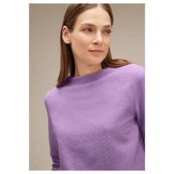 Street One Damen Pullover Turtle Neck Soft Pure Lilac 10 Street One Damen Pullover Turtle Neck Soft Pure Lilac -Modezauber Günstiges Geschäft streetone langarmshirt violett 15289 model