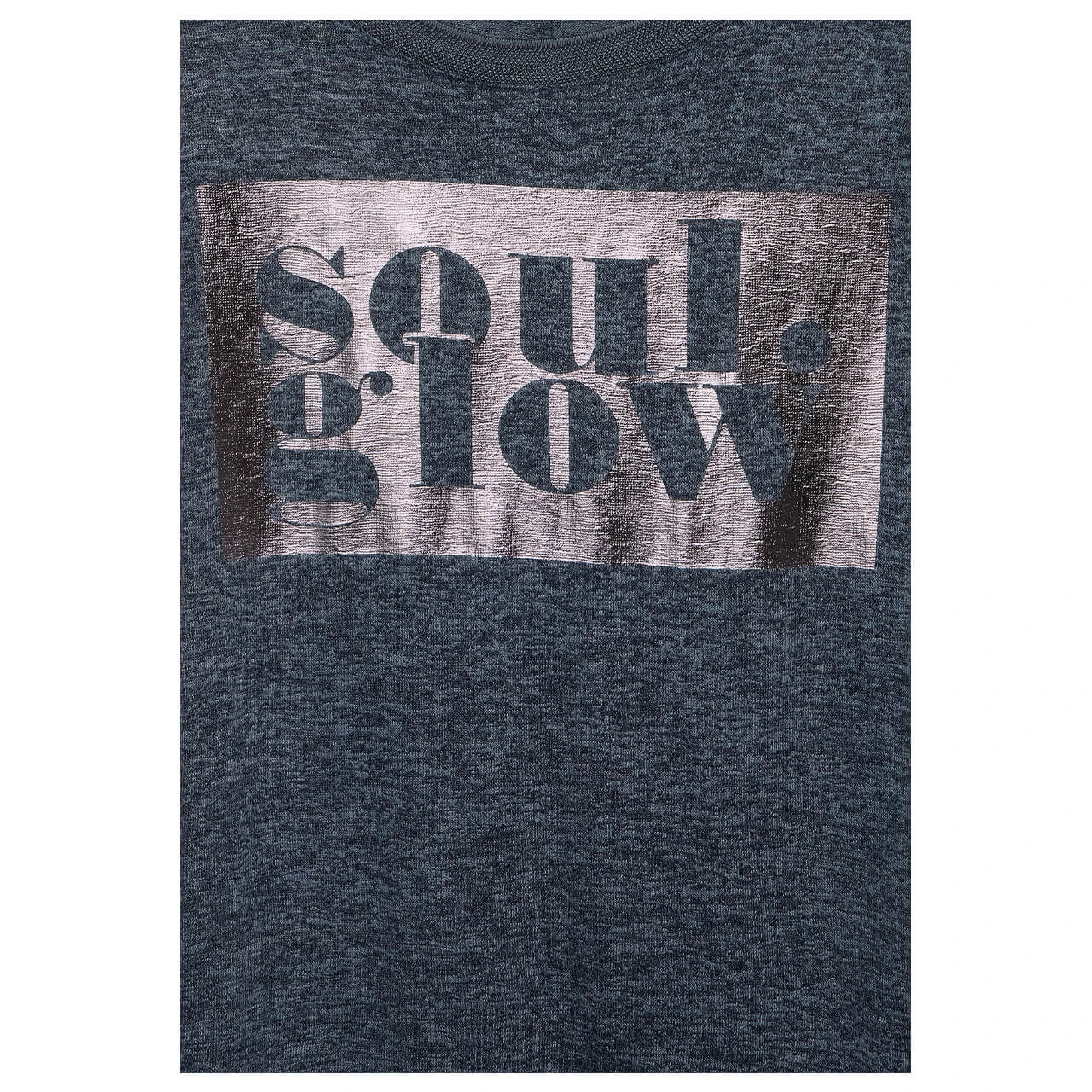 Street One Partprint Top Deep Blue Melange 2 Street One Partprint Top Deep Blue Melange – Bild 2