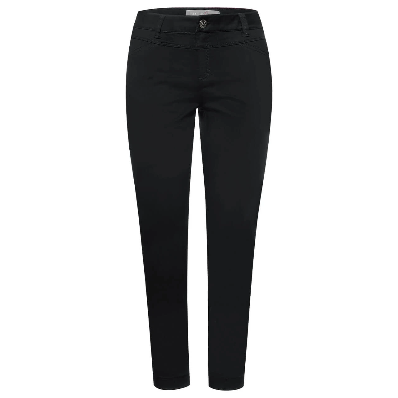 Street One Yulius Yoke 7/8 Baumwollhose Black 1 Street One Yulius Yoke 7/8 Baumwollhose Black