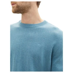 Tom Tailor Herren Pullover Basic Crewneck Blue Water Melange Compact Cotton 9 Tom Tailor Herren Pullover Basic Crewneck Blue Water Melange Compact Cotton -Modezauber Günstiges Geschäft tom tailor basic crewneck knit pullover blue water melange 24138 model detail