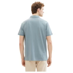 Tom Tailor Herren Piqué Poloshirt Contrast Grey Mint 8 Tom Tailor Herren Piqué Poloshirt Contrast Grey Mint -Modezauber Günstiges Geschäft tom tailor basic polo with contrast poloshirt gruen 27475 model hinten