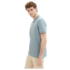 Tom Tailor Herren Piqué Poloshirt Contrast Grey Mint 7 Tom Tailor Herren Piqué Poloshirt Contrast Grey Mint -Modezauber Günstiges Geschäft tom tailor basic polo with contrast poloshirt gruen 27475 model seite