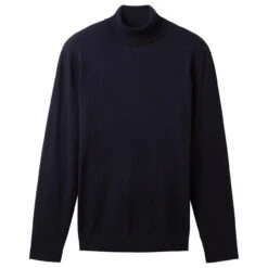 Tom Tailor Herren Rollkragen Pullover Turtleneck Knit Navy