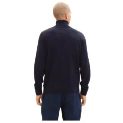 Tom Tailor Herren Rollkragen Pullover Turtleneck Knit Navy 9 Tom Tailor Herren Rollkragen Pullover Turtleneck Knit Navy -Modezauber Günstiges Geschäft tom tailor basic turtleneck knit pullover blau 13160 hinten