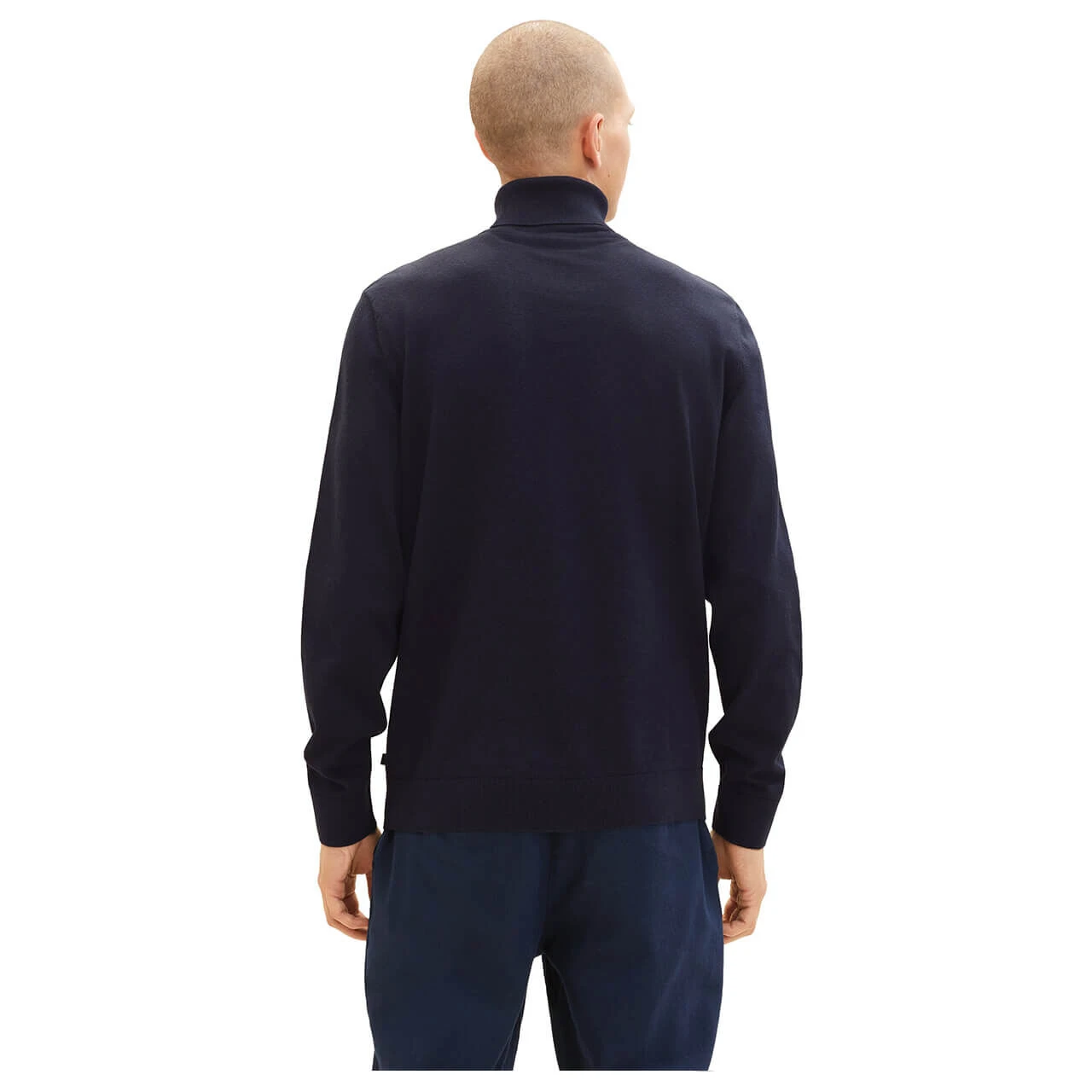 Tom Tailor Herren Rollkragen Pullover Turtleneck Knit Navy 4 Tom Tailor Herren Rollkragen Pullover Turtleneck Knit Navy – Bild 4